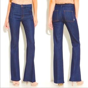 Mother Denim The Drama Cry Of The Peacock Wide Leg 10” High Rise Flare Jeans
